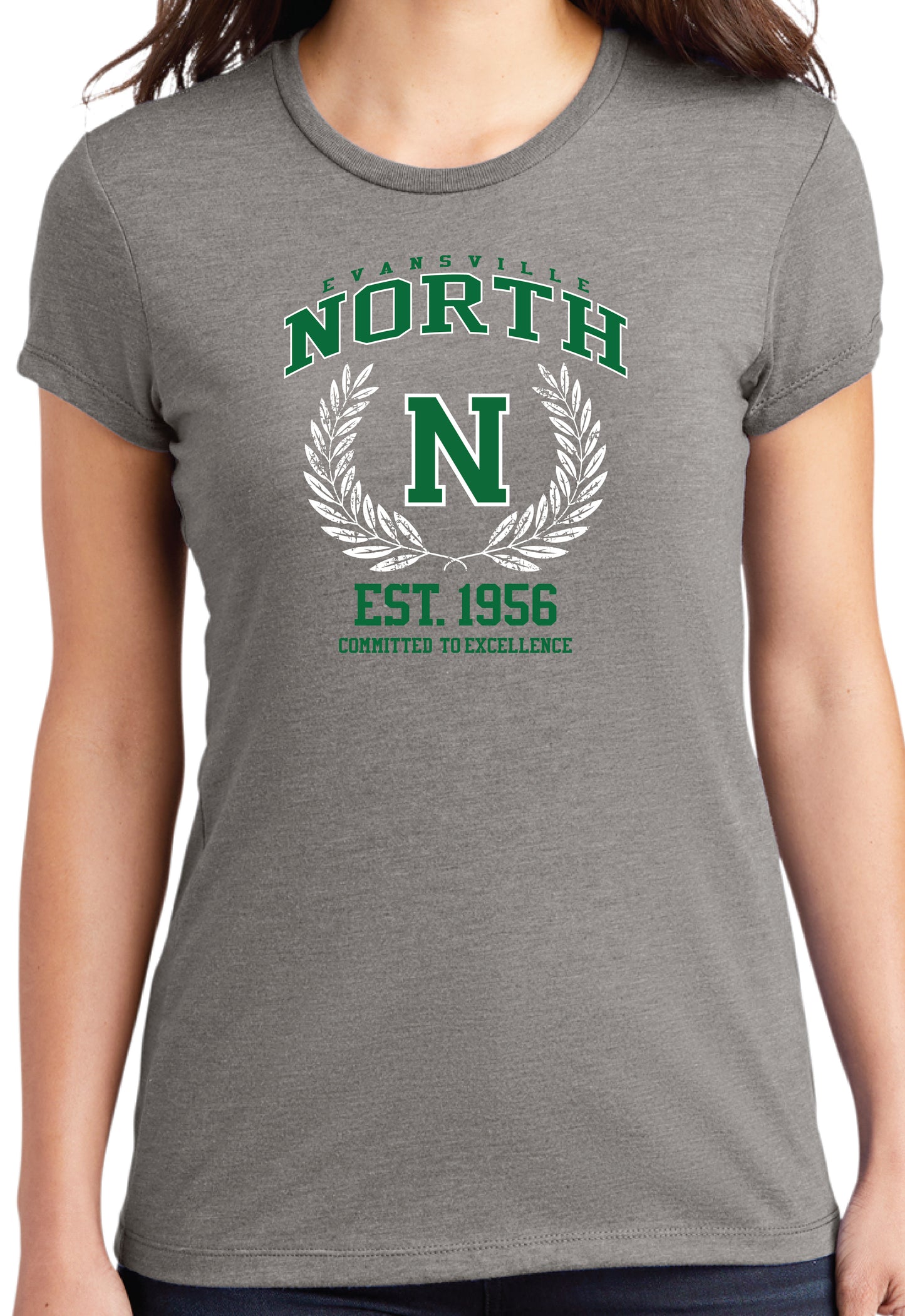 North - Est Women's Fitted S/S Tee