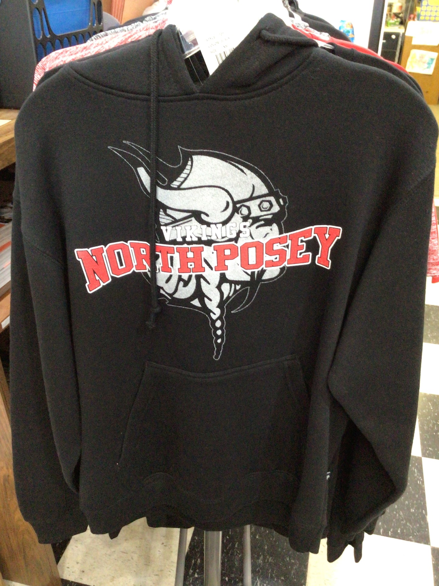 North Posey - Viking Head Pennant Hoodie