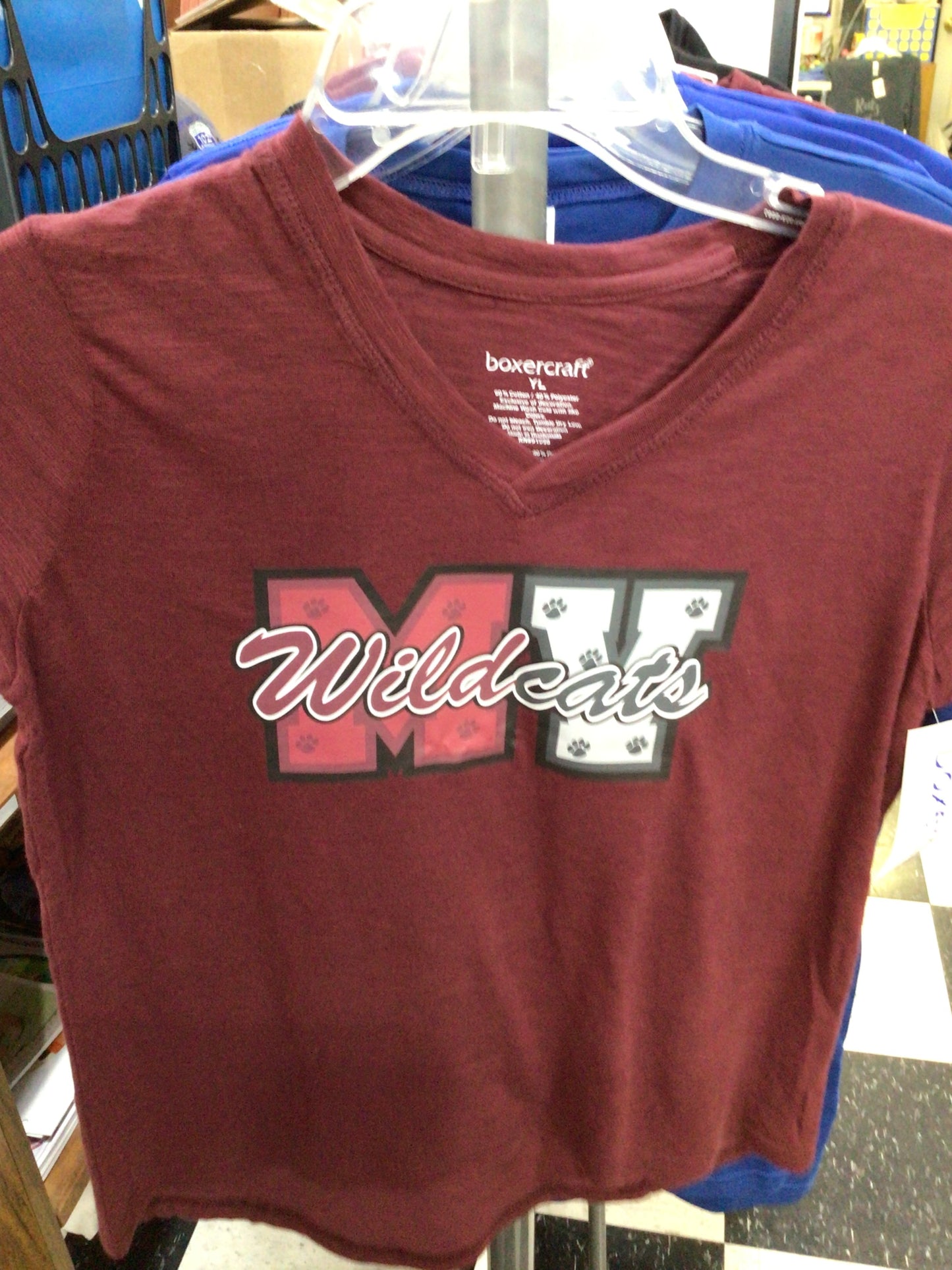 Mt. Vernon - Girls MV Paws Jersey Tee
