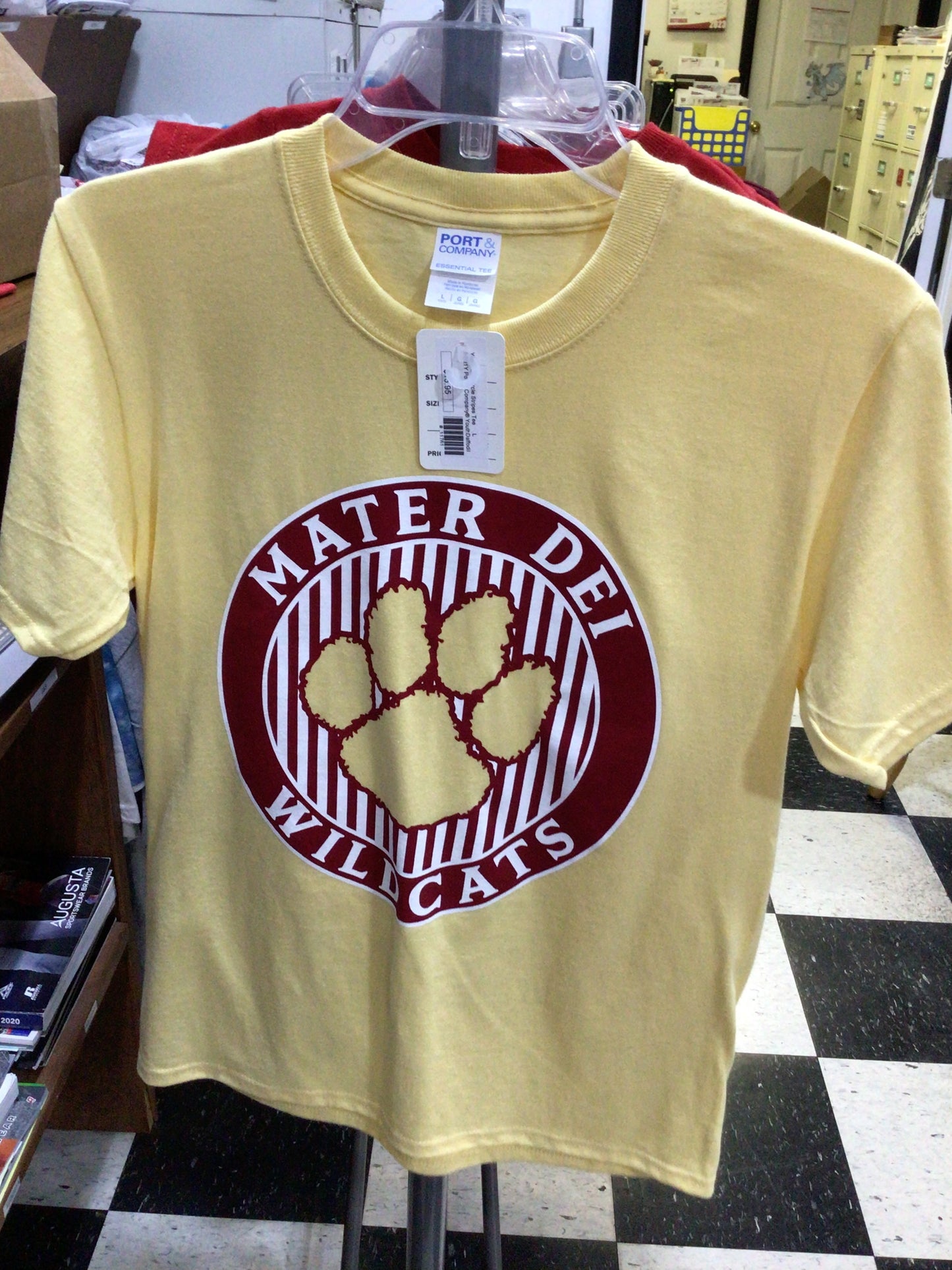 Mater Dei - Youth Circle Stripes S/S Tee