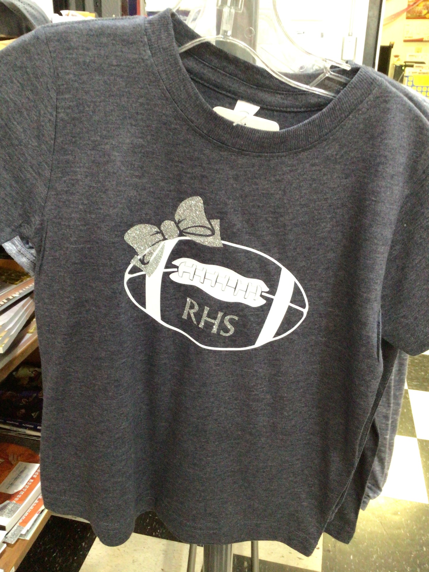 Reitz - Toddler Glitter FB Bow Tee