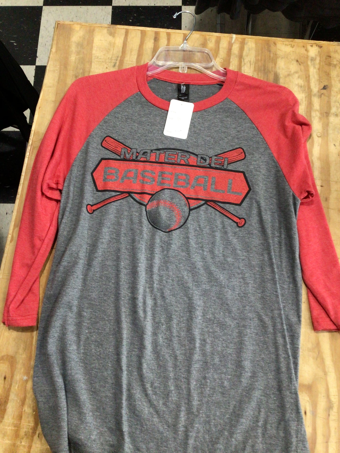 Mater Dei - Baseball W/Bats TriBlend 3/4 Sleeve
