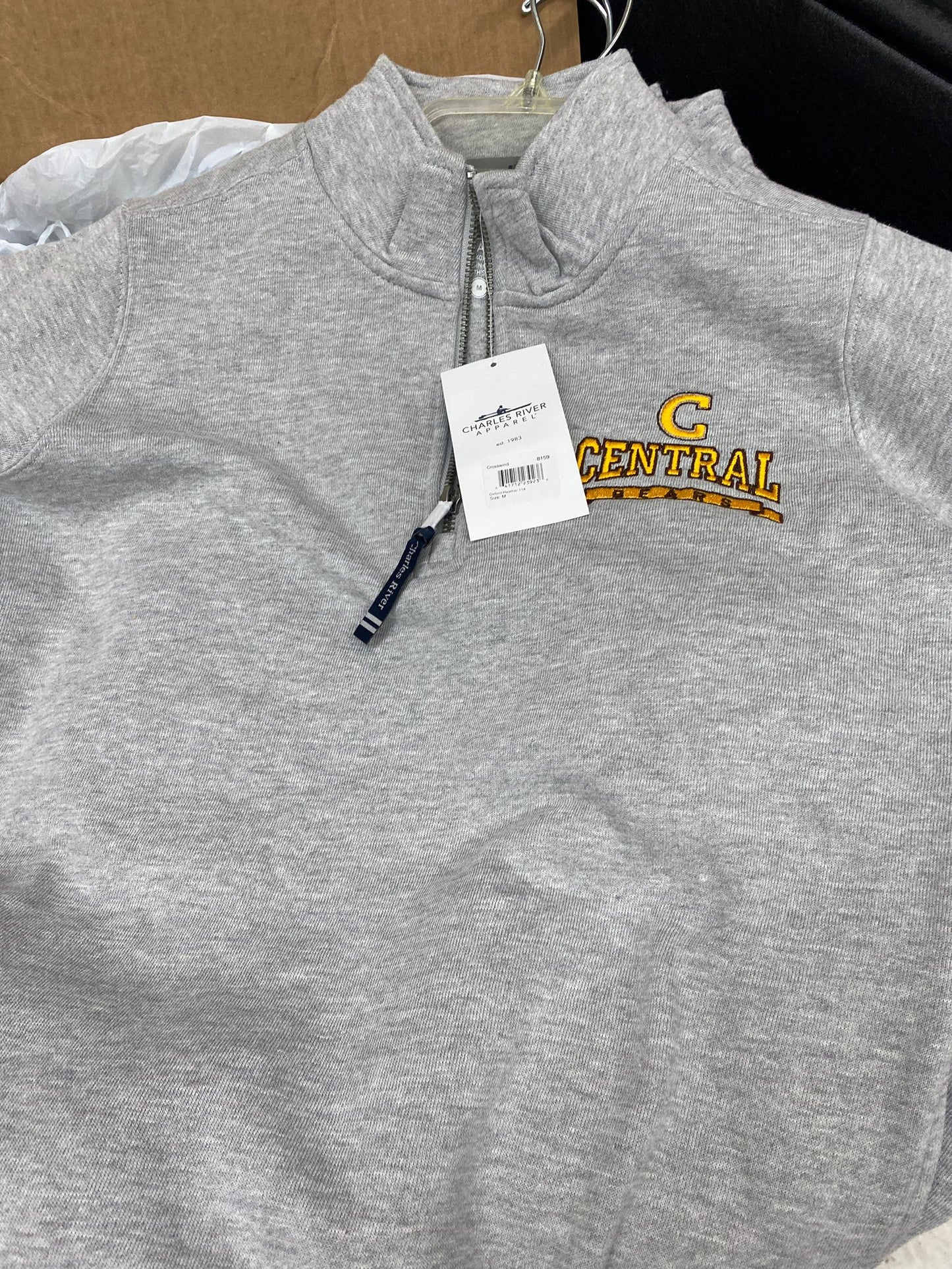 Central - Youth Charles River Crosswind 1/4 Zip