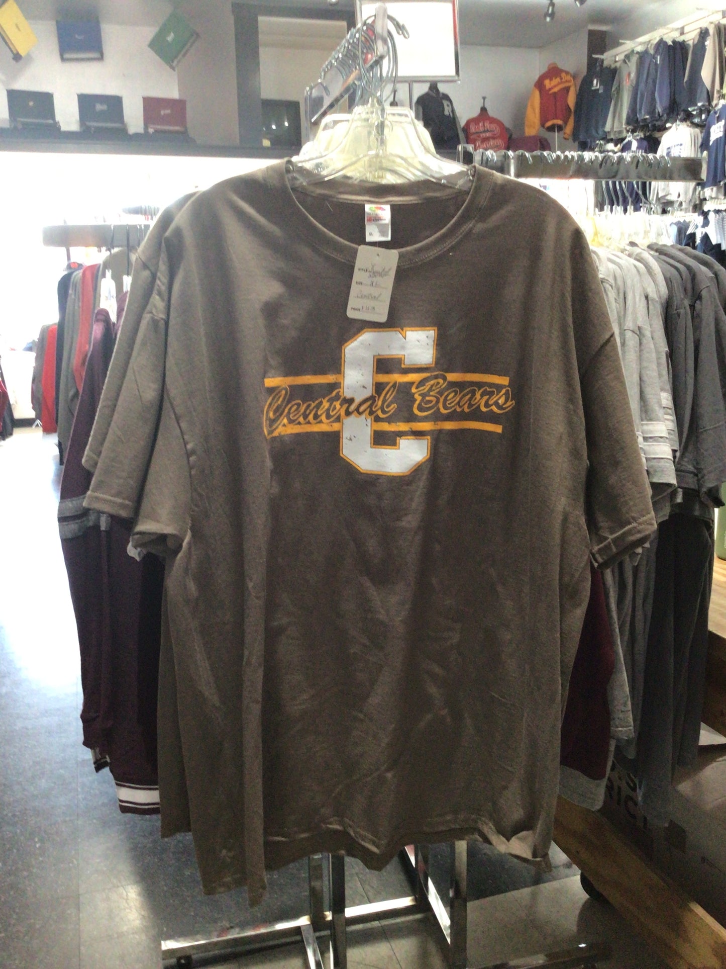 Central - Big C Central Bears FOL S/S Tee