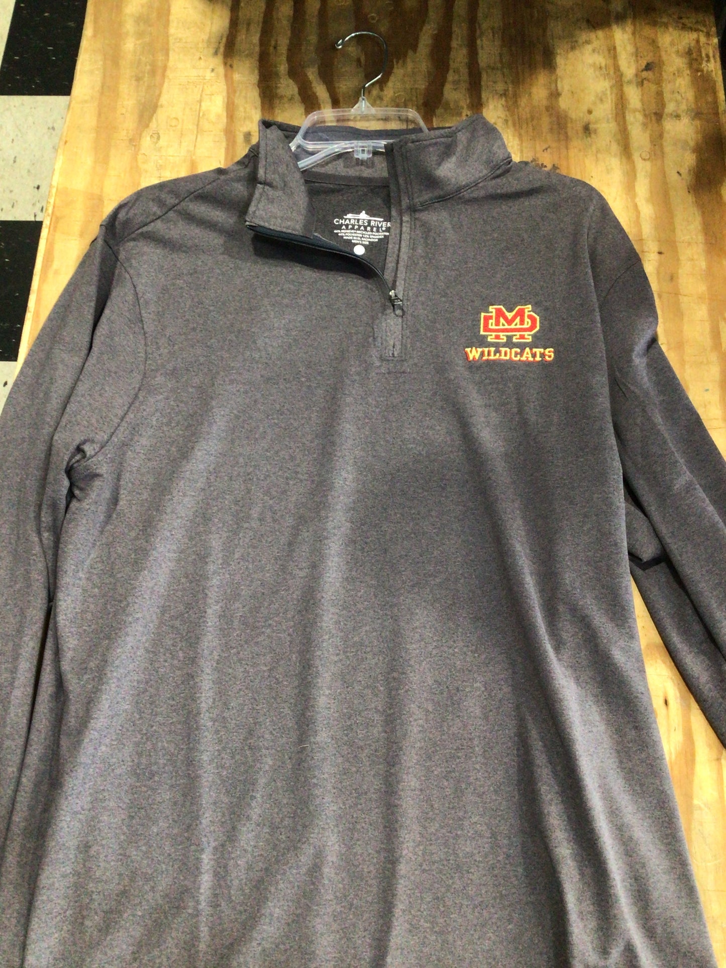 Mater Dei - Men’s Heathered C.R. Interlock MD 1/4 Zip