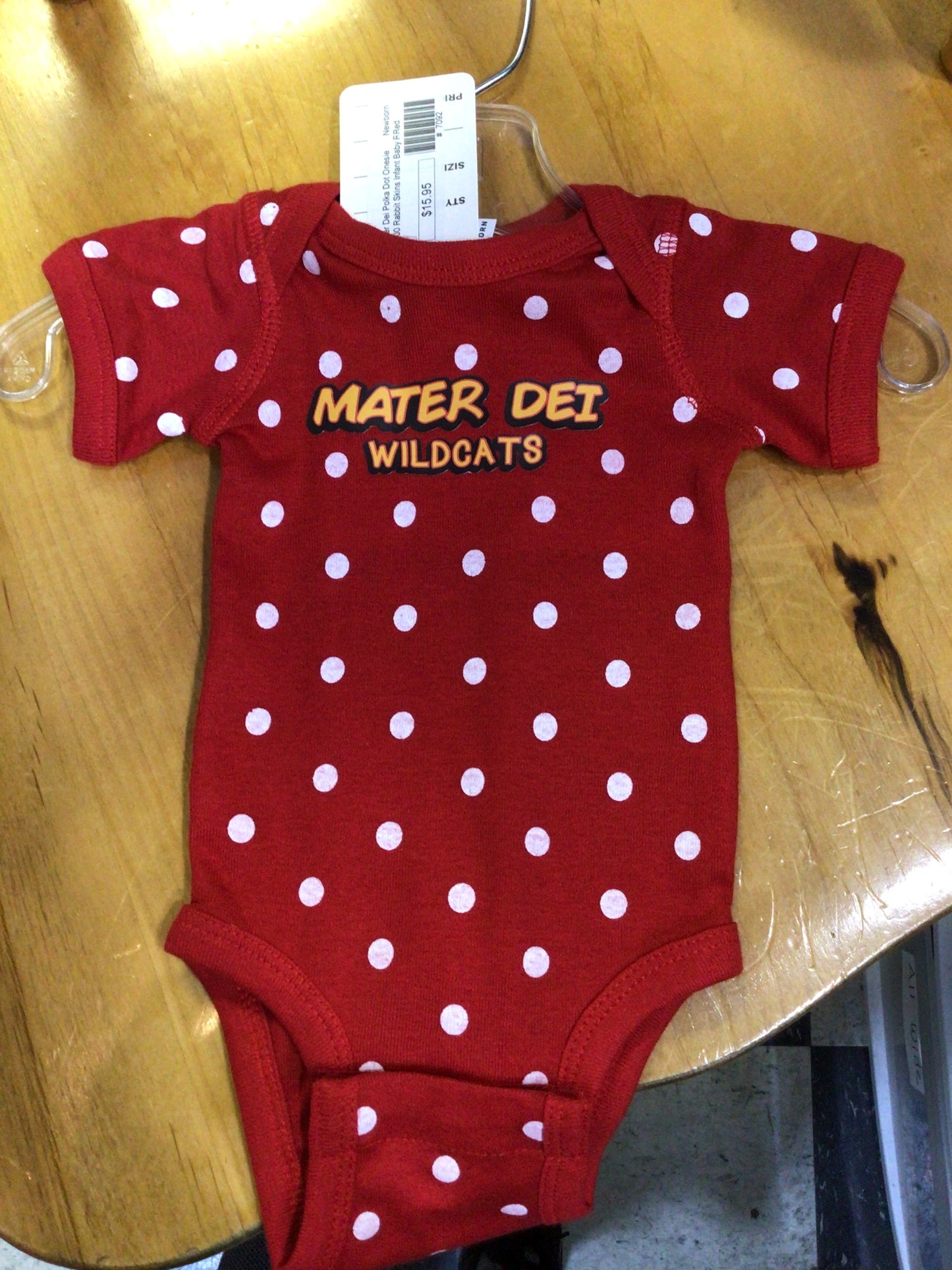 Mater Dei - Infant Wildcats Onesie