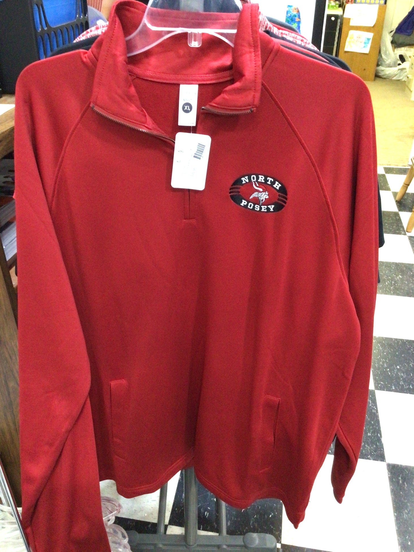 North Posey - Oval BAW 1/4 Zip
