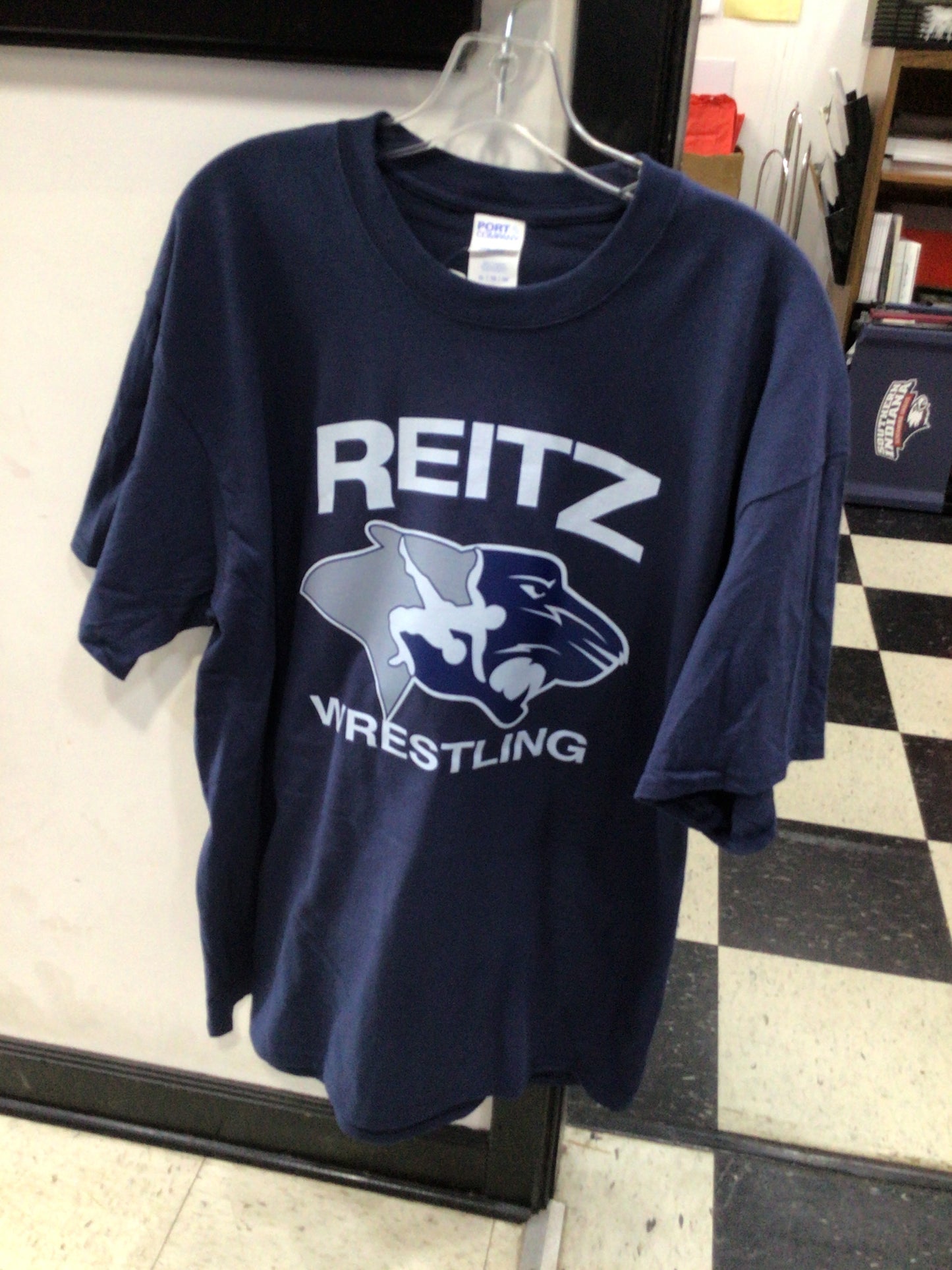 Reitz- Wrestling Panther Head P+Co S/S Tee