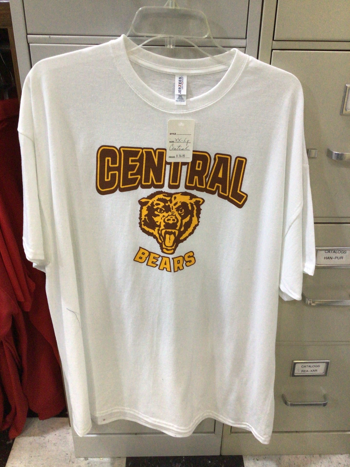 Central - Jerzees Bear Head S/S Tee