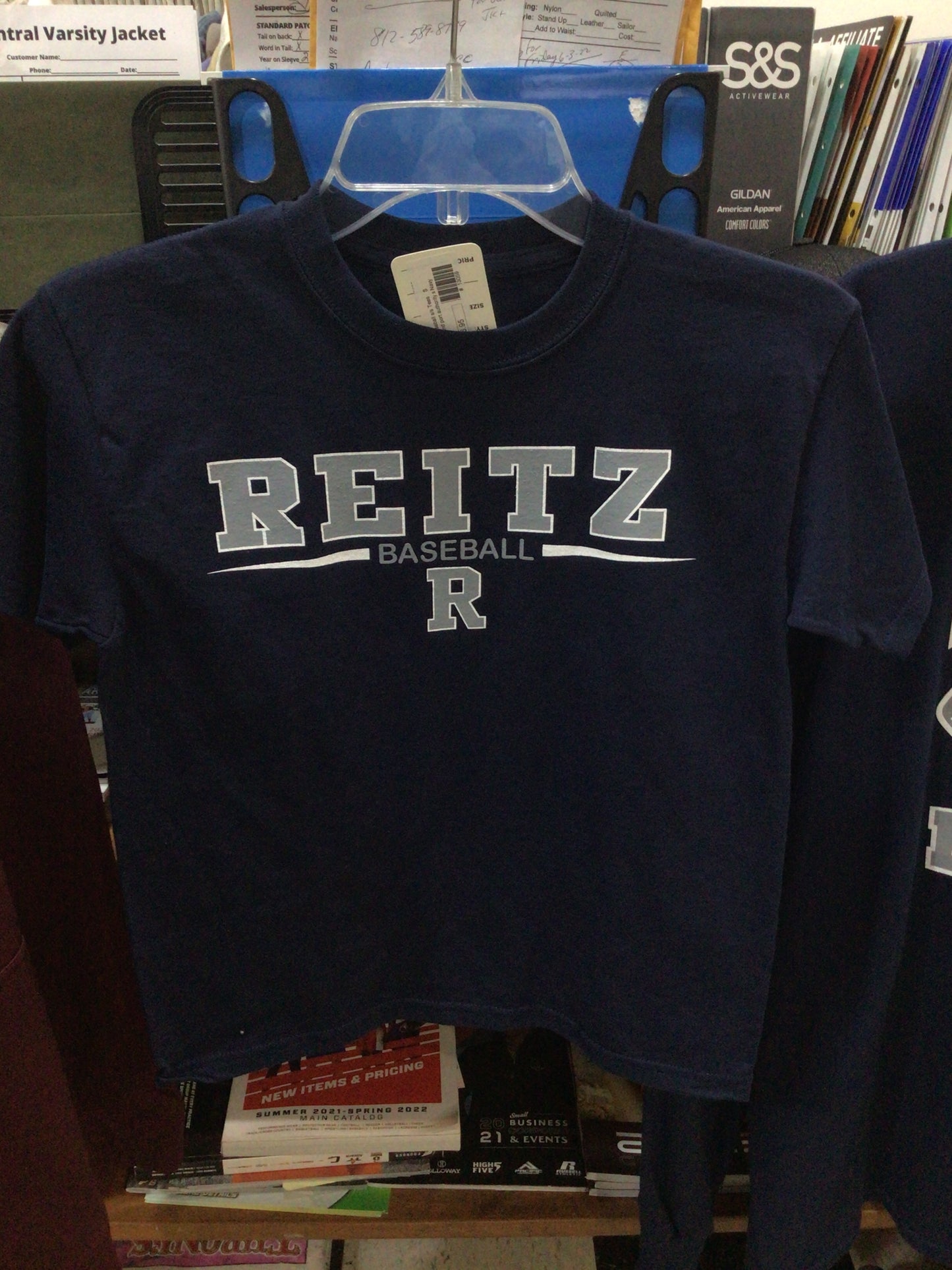 Reitz - Youth R Baseball Gildan S/S Tee