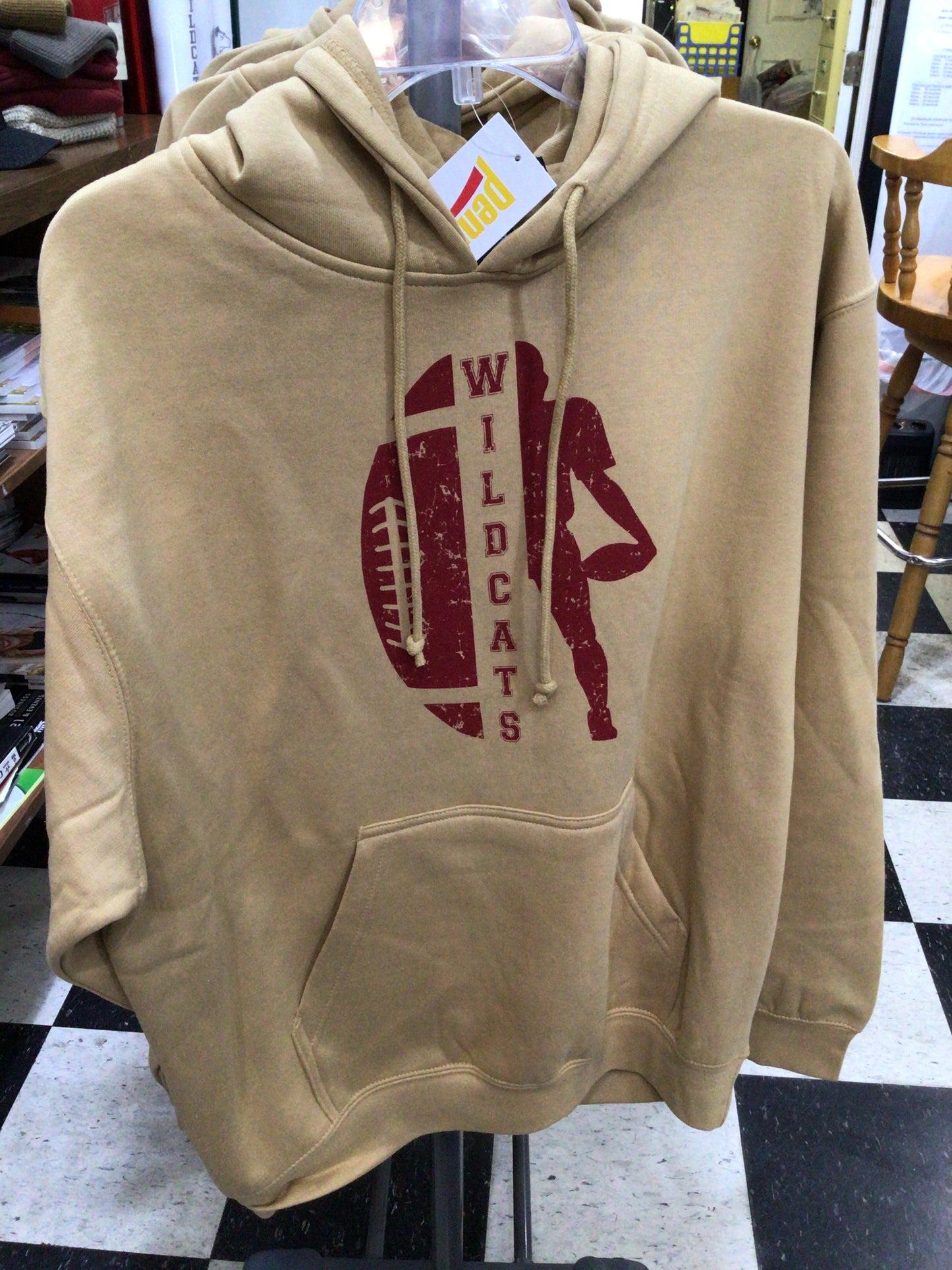 Mater Dei - Football Man Pennant Hoodie