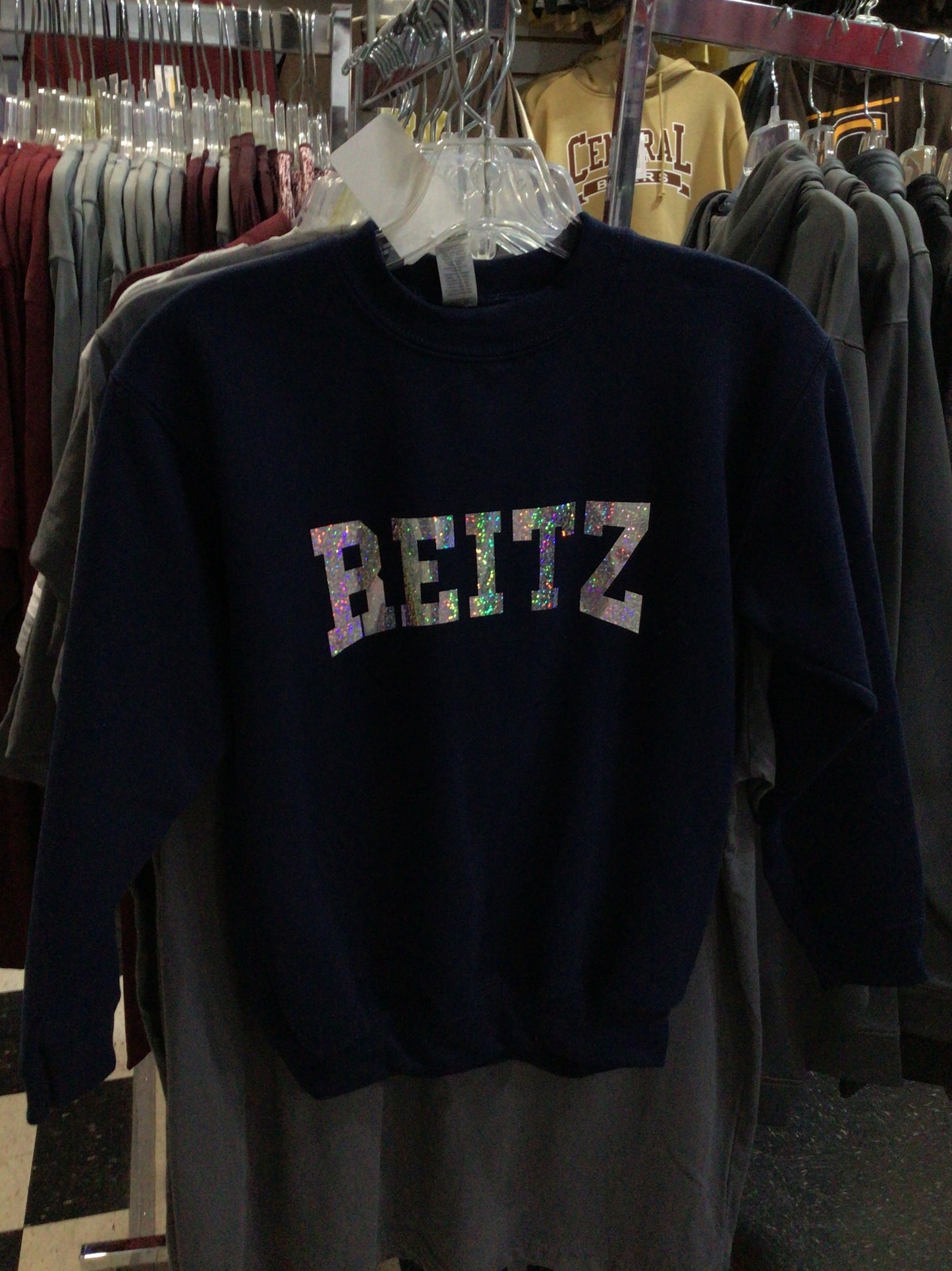Reitz - Youth Reitz Glitter Gildan Hevay Blend Crew