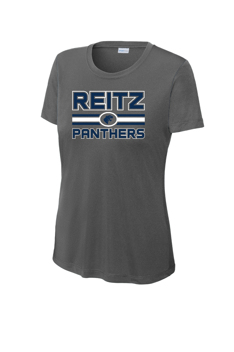 Reitz - Ladies Dri Fit Big Stripes Tee