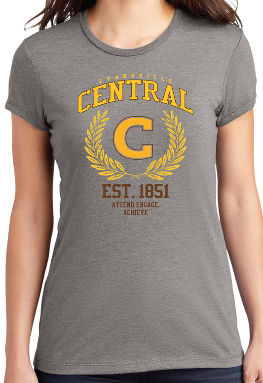 Central - Est Womens Fitted S/S Tee