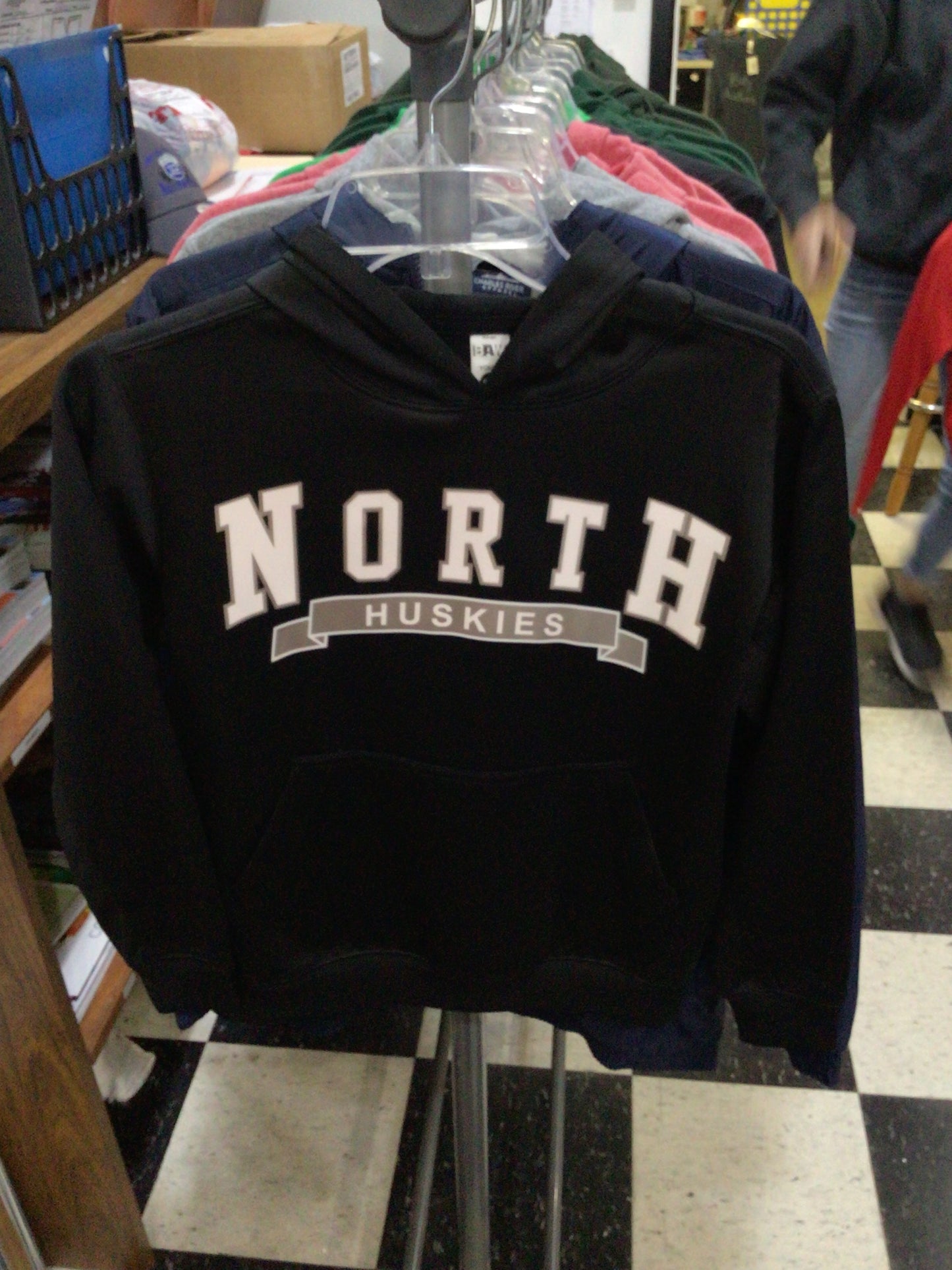 North - Youth Huskies Dri Fit BAW Hoodie