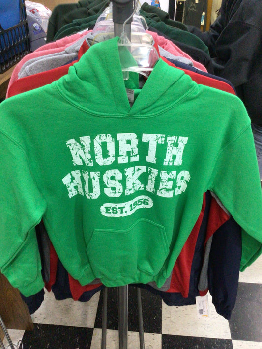 North - Youth Distressed EST. Gildan Hoodie
