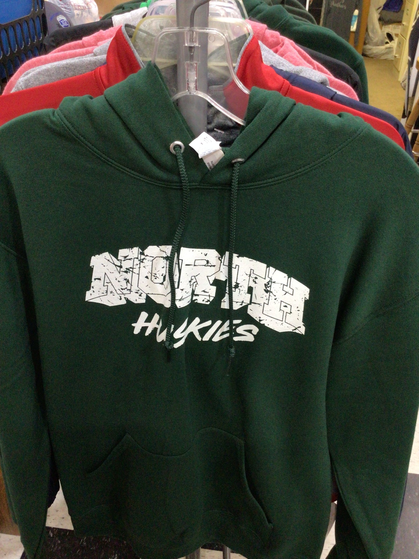 North - Distressed Jerzees Hoodie