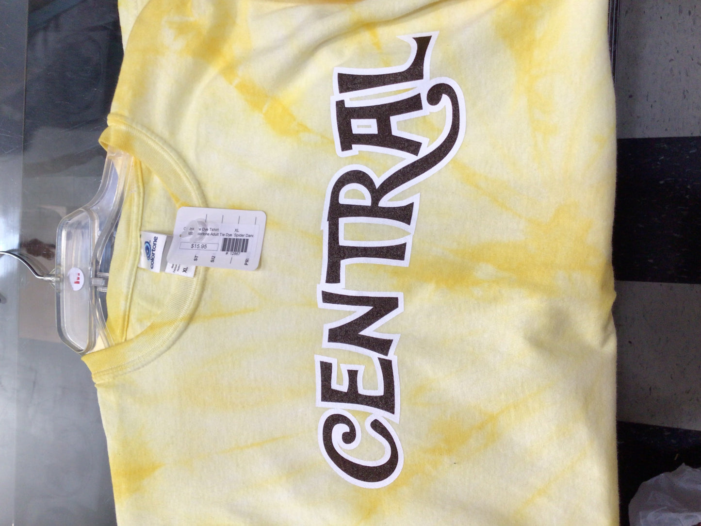 Central - Yellow Tie Dye
