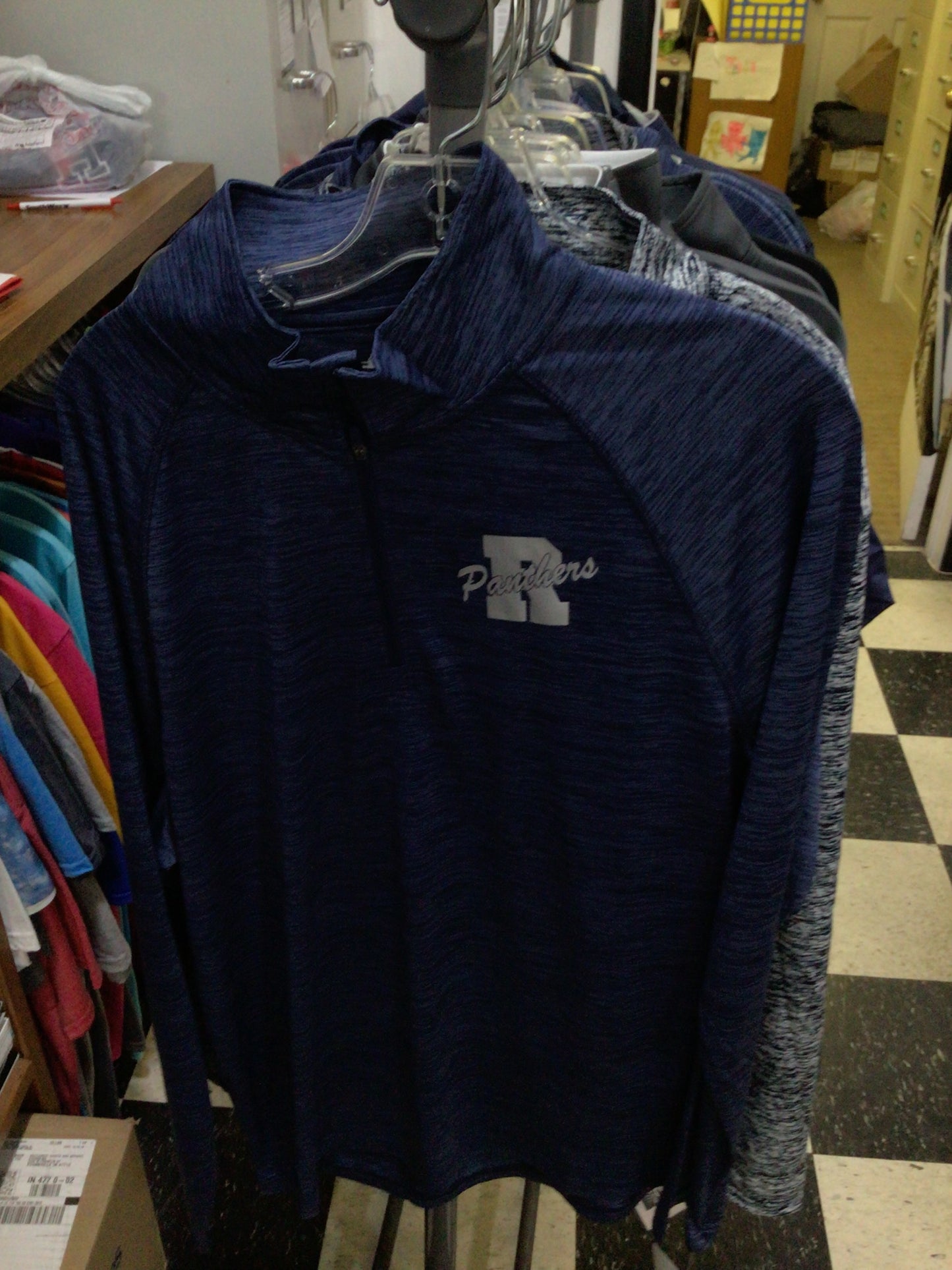 Reitz - Silver R Space Dyed Charles River 1/2 Zip