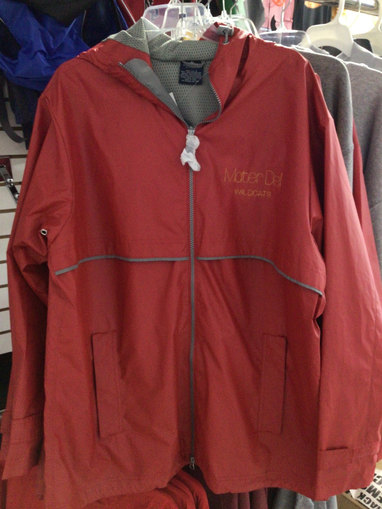 Mater Dei - Stitched Charles River Rain Jacket