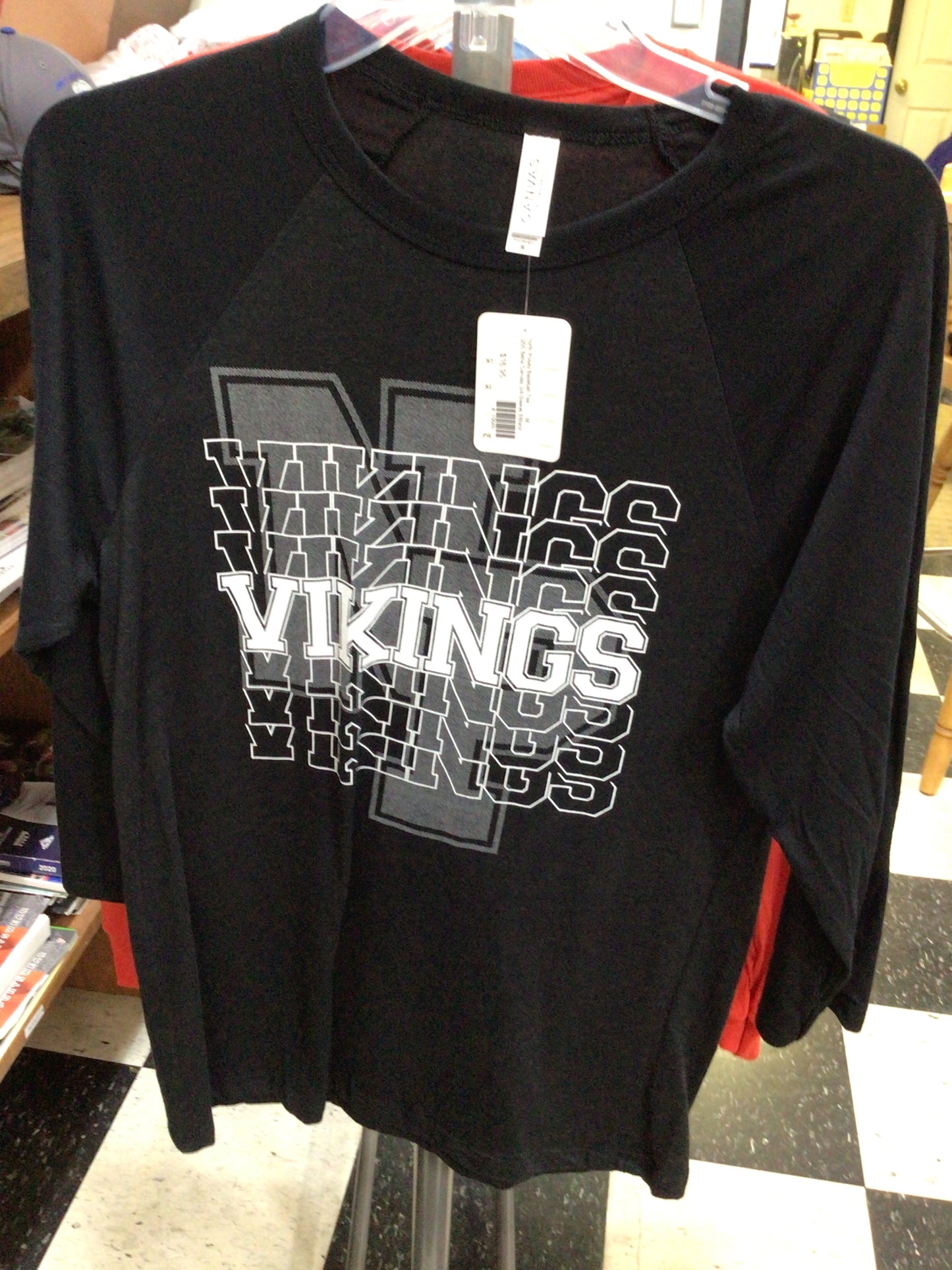 North Posey - Vikings Repeat Bella 3/4 Sleeve