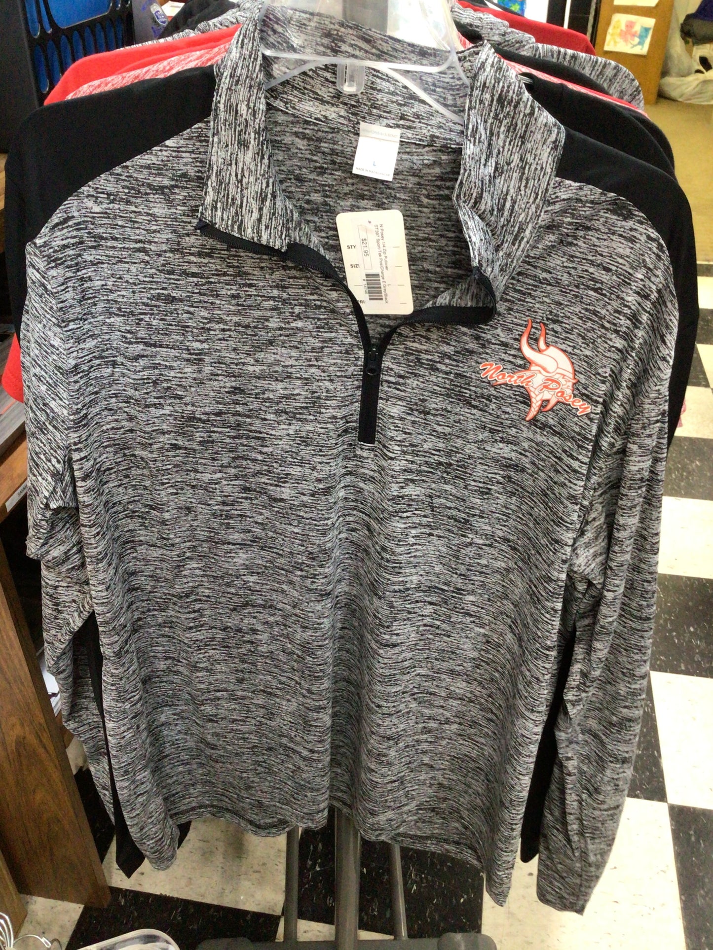 North Posey - NP Viking Head Sport Tek 1/4 Zip