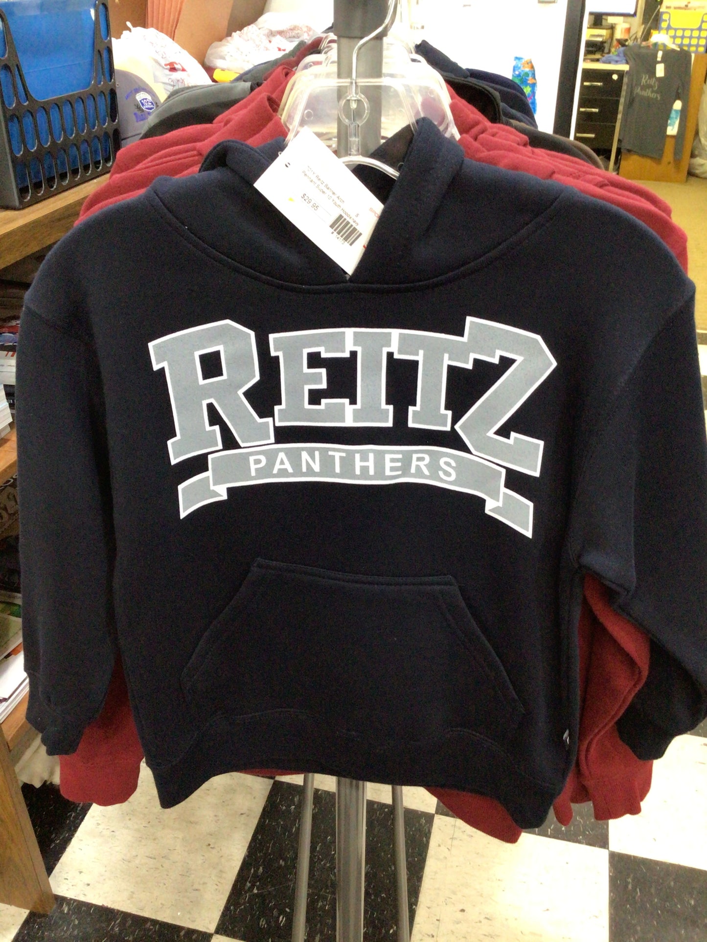 Reitz - Youth Banner Pennant Hoodie