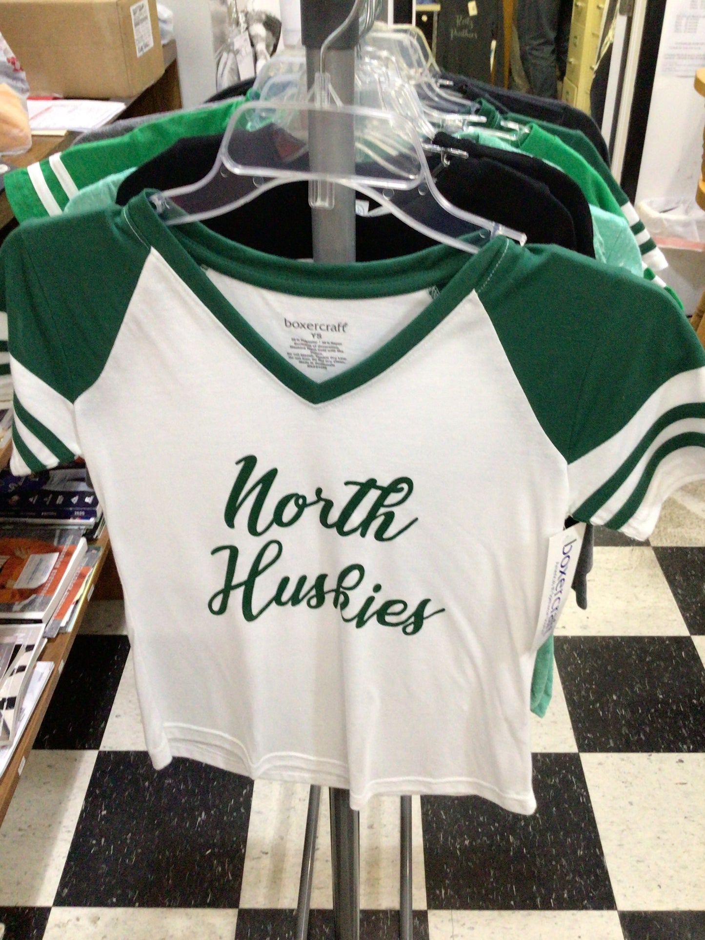 North - Youth Girls Script V Neck S/S Tee
