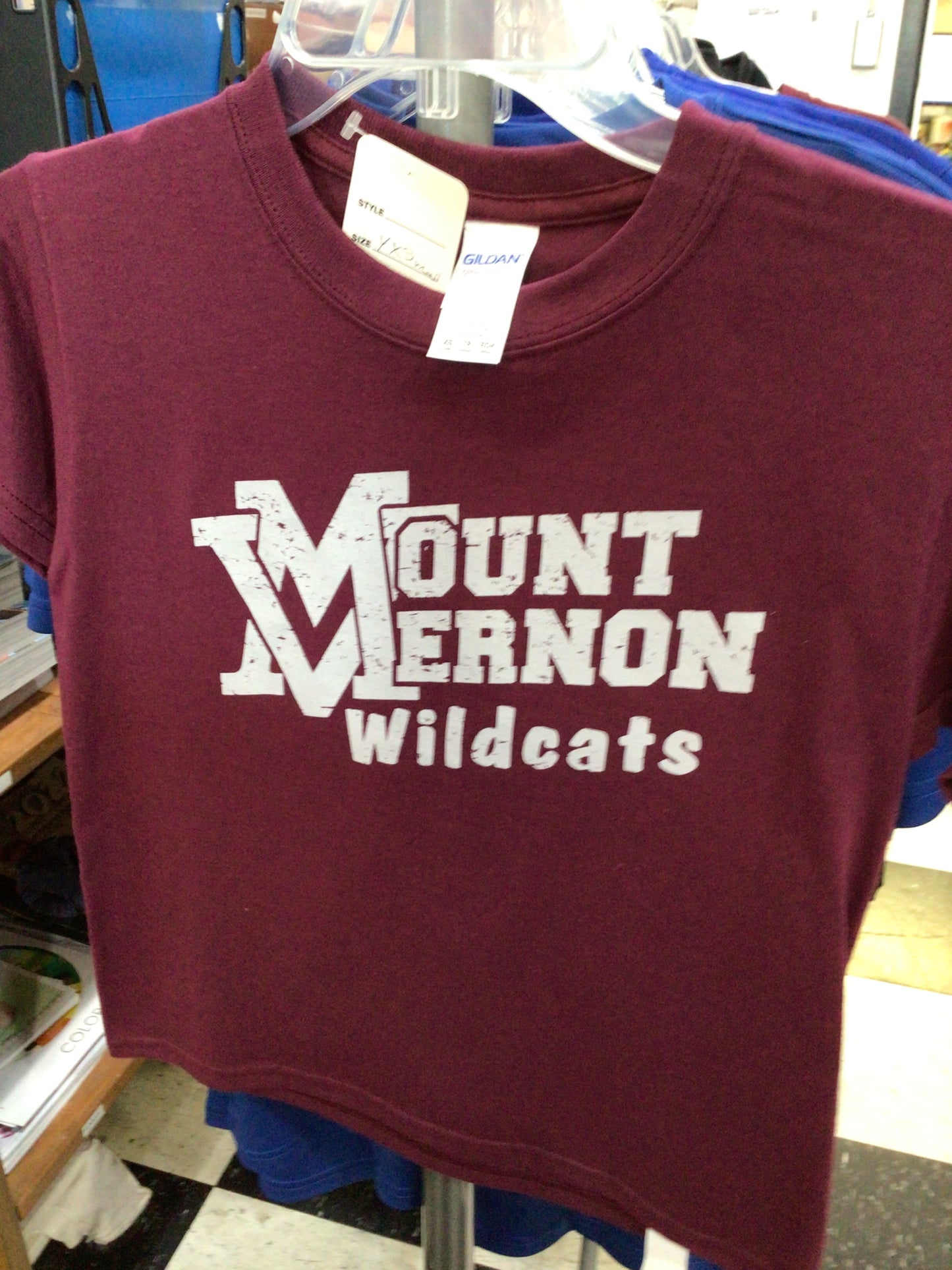 Mt. Vernon - Youth MV Wildcats Gildan Tee