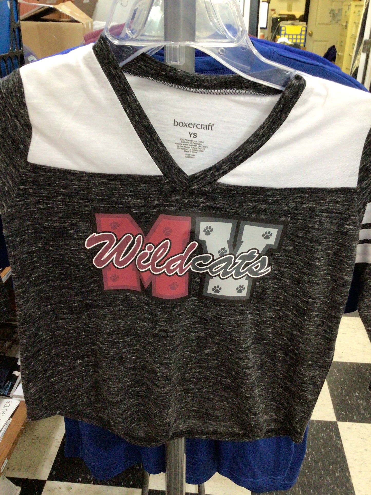 Mt. Vernon - Girls MV Paws Glory Days Tee