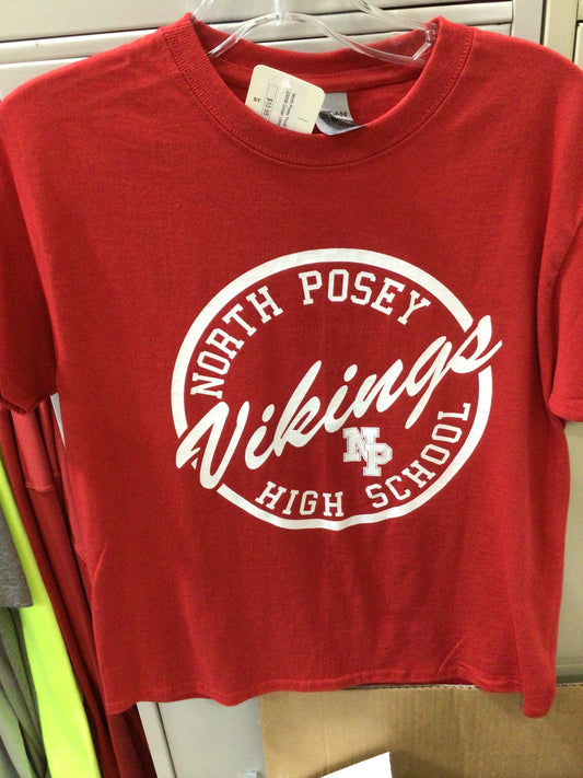 North Posey - Youth Circle Vikings Gildan Tee