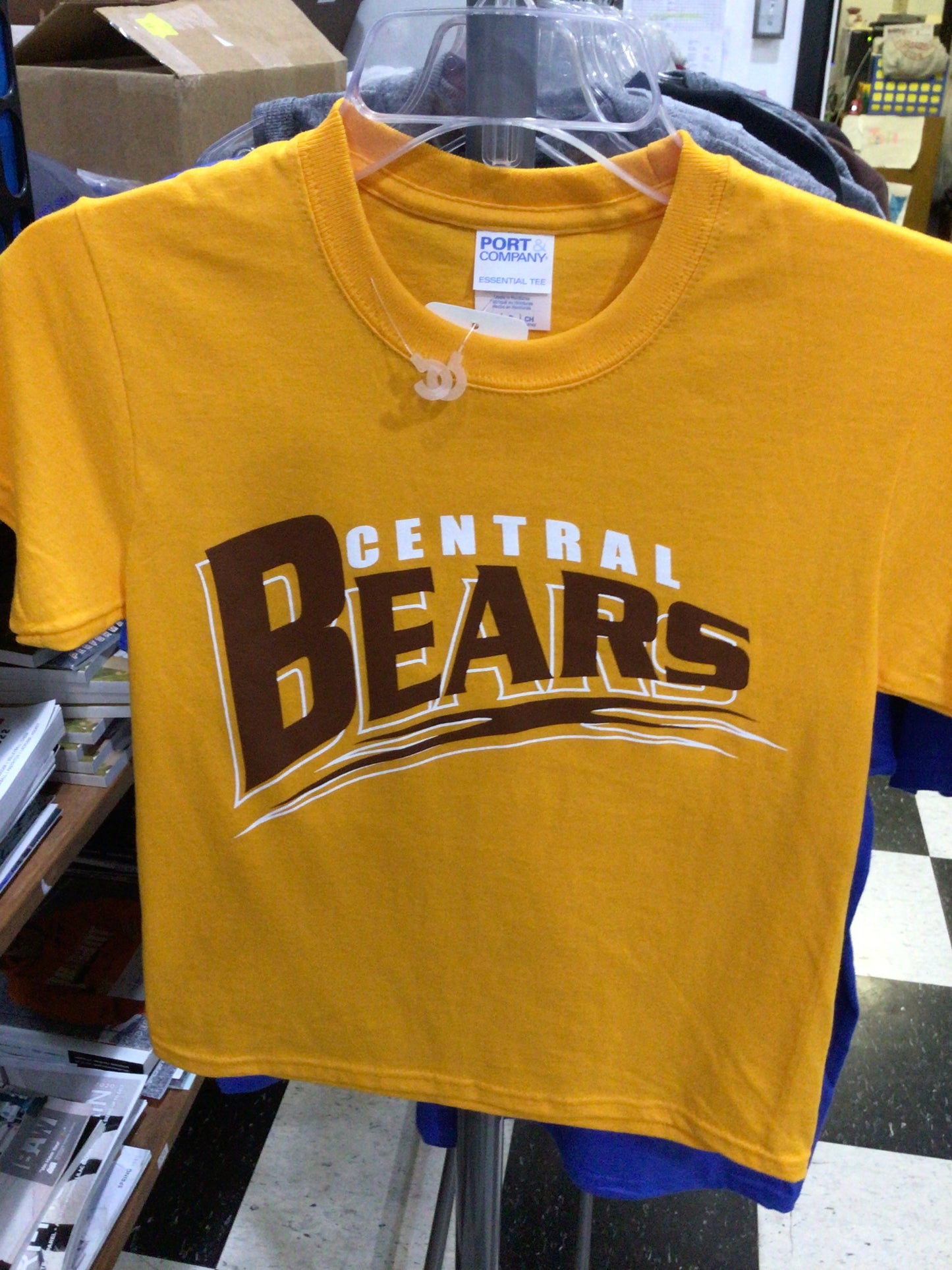 Central - Youth Central Bears P+C S/S Tee
