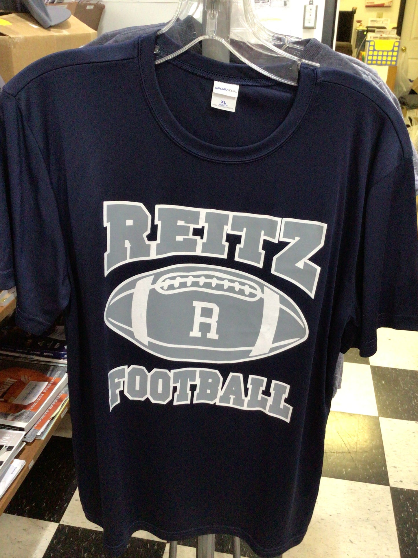 Reitz - Youth Football Sport Tek Dri Fit Tee