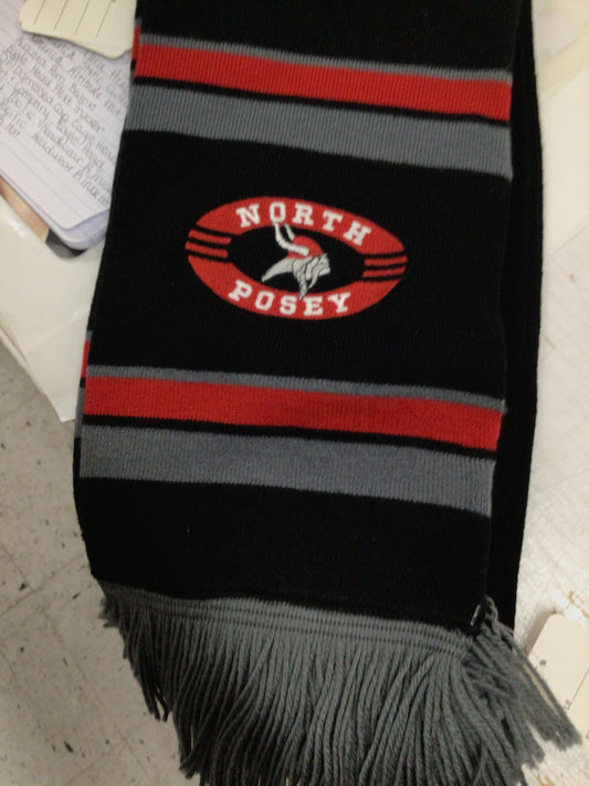 North Posey - NP Vikings Head Knit Scarf
