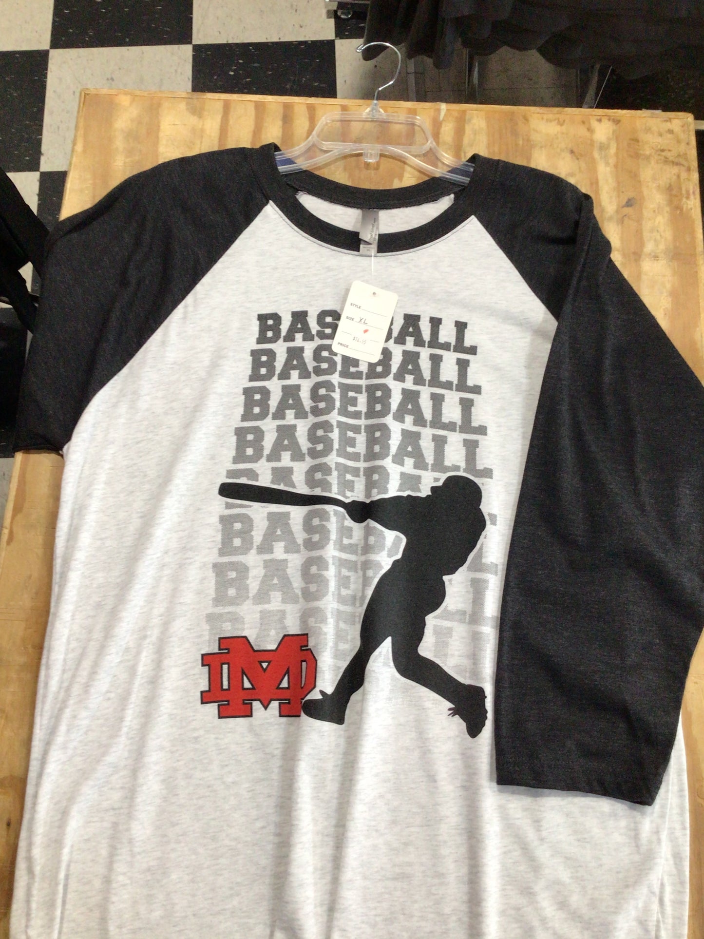 Mater Dei - Baseball Repeat NL Tri Blend 3/4 Sleeve