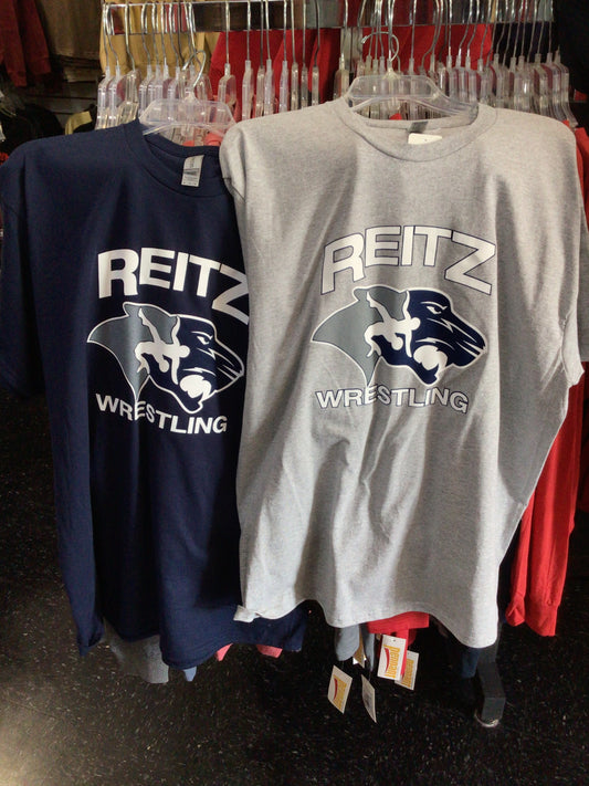 Reitz - Panther Head Wrestling Gildan S/S Shirt