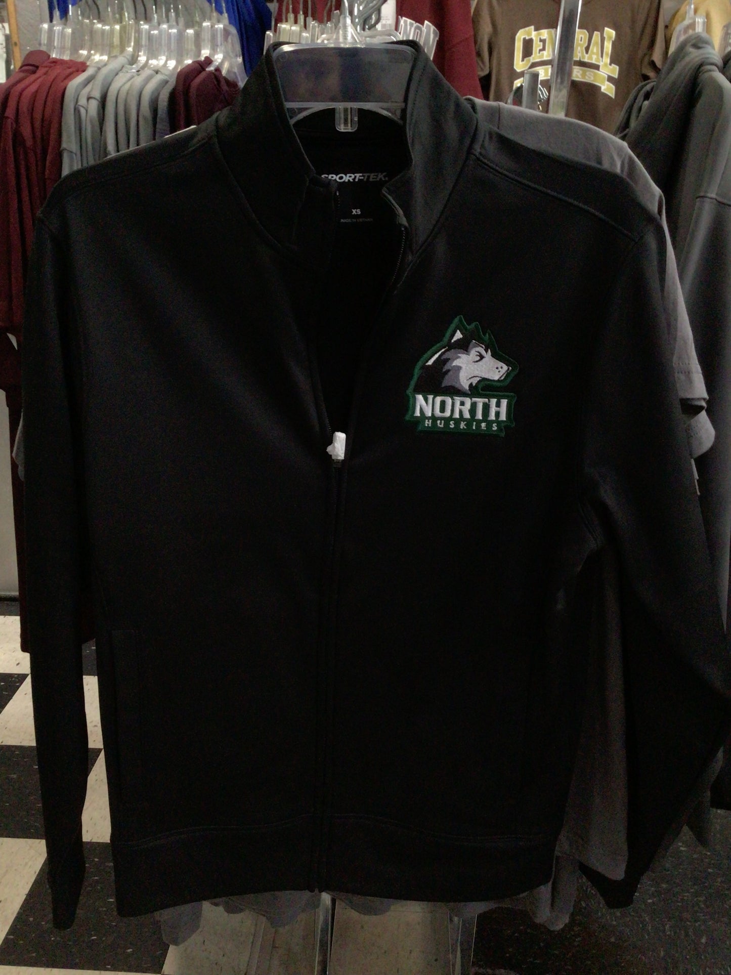 North - Sport Tek Full Zip Huskey Head