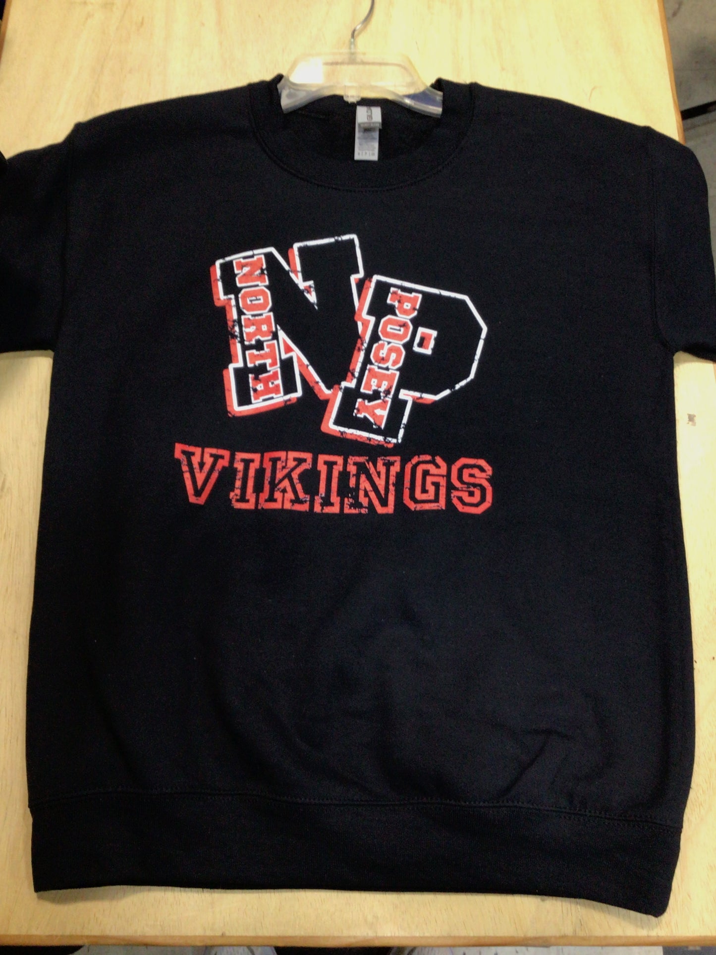 North Posey - NP Vikings Dist. Gildan Heavy Crew