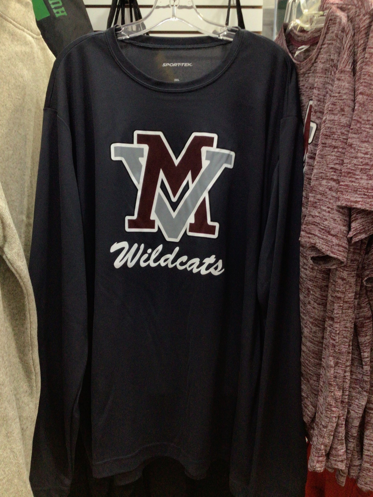 Mt. Vernon - MV Cursive Wildcats Mesh ST L/S