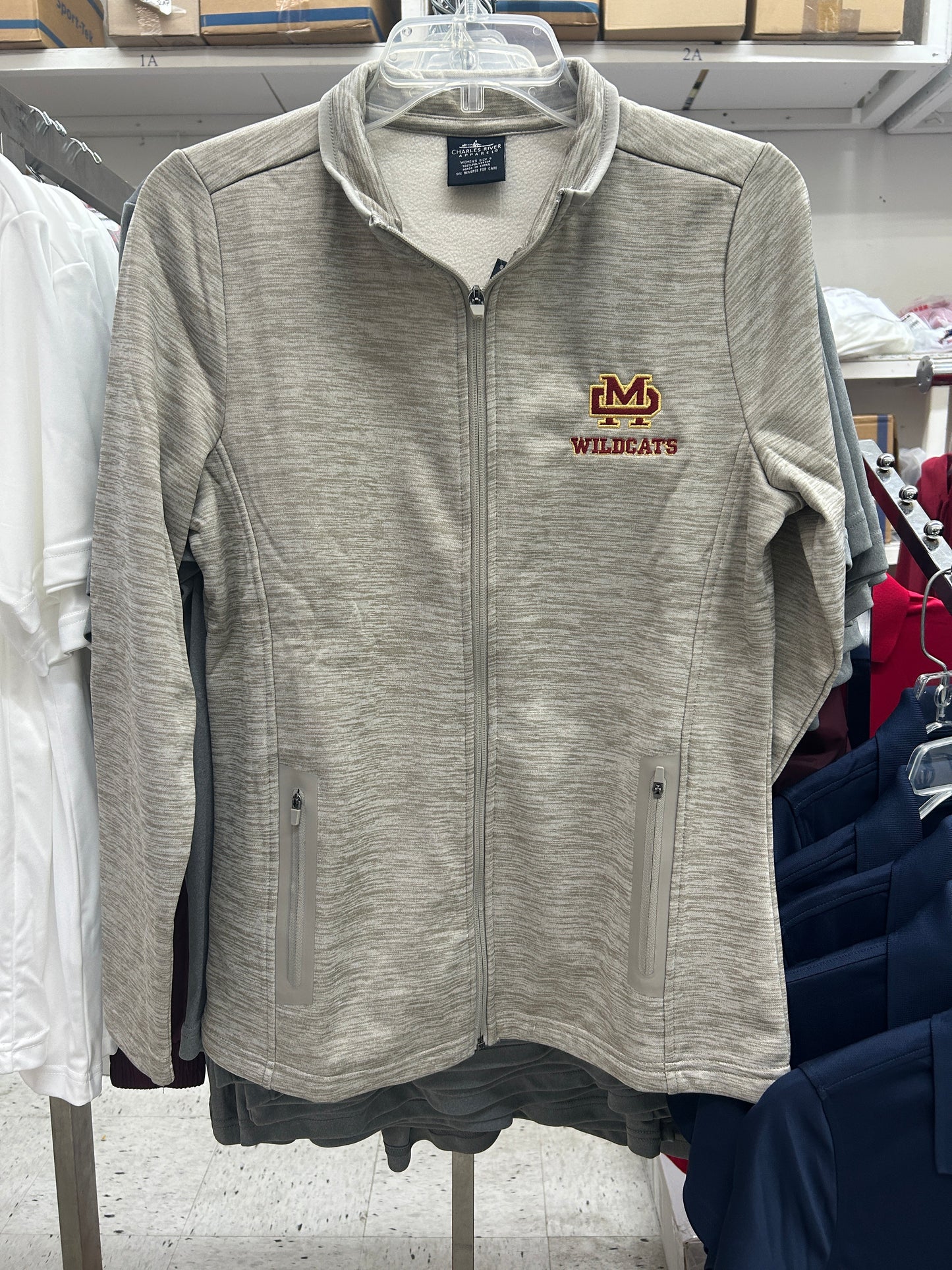 Mater Dei - Charles River Embriodered Knit Womens Jacket