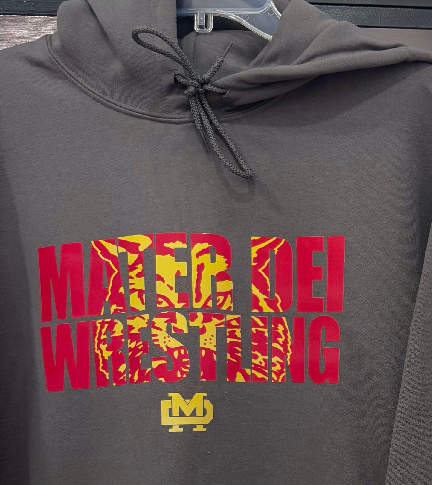 Mater Dei- Wrestling Wildcat Head Gildan Hoodie