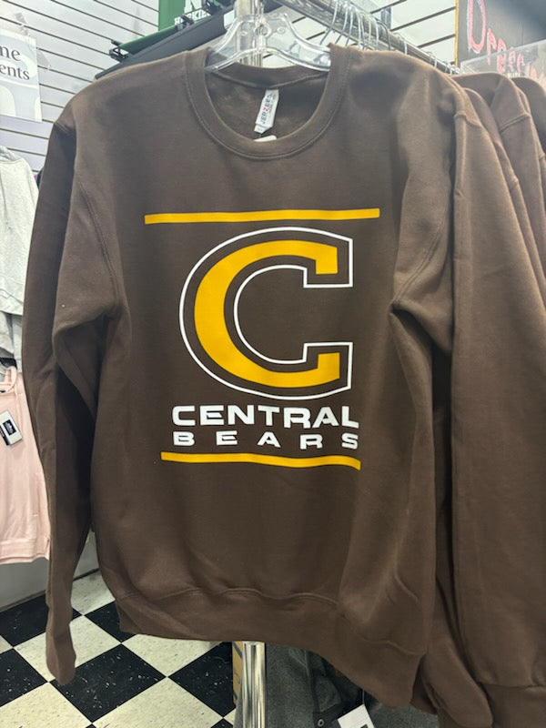 Central- C Central Bears Jerzee Crewneck