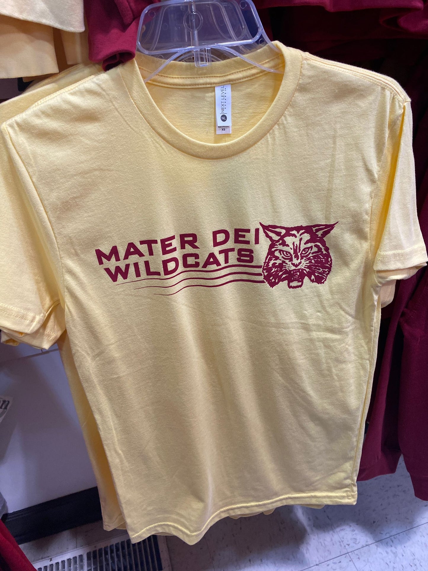 Mater Dei - Next Level Wildcat Gothic Lines Tee
