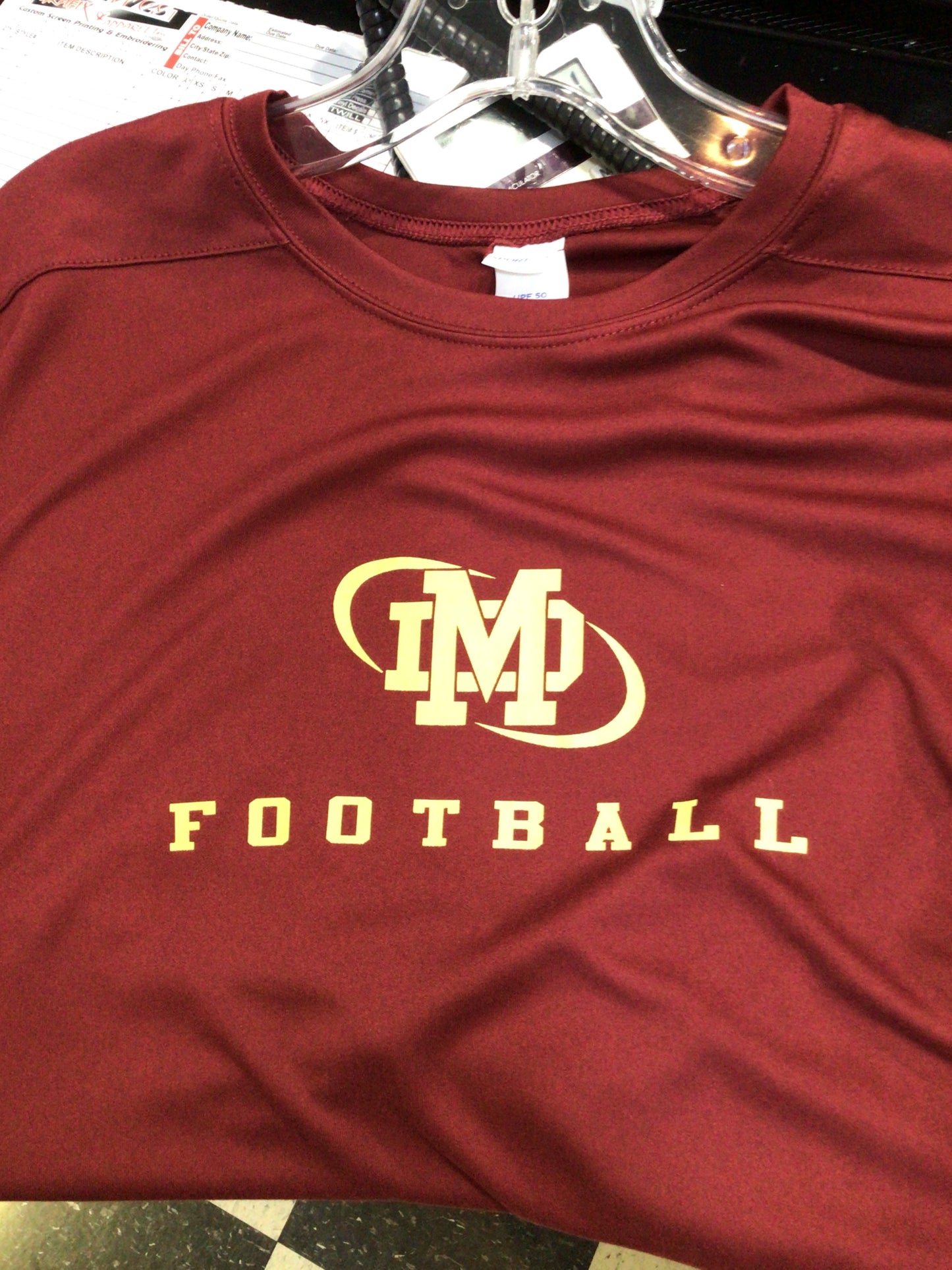 Mater Dei - MD Football Dri Fit ST S/S