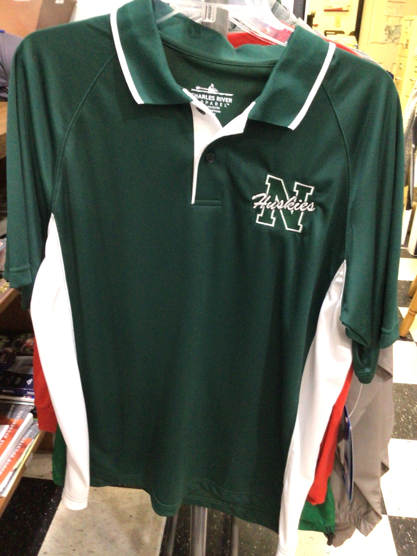North - NHuskies CR Men’s Colorblock Polo