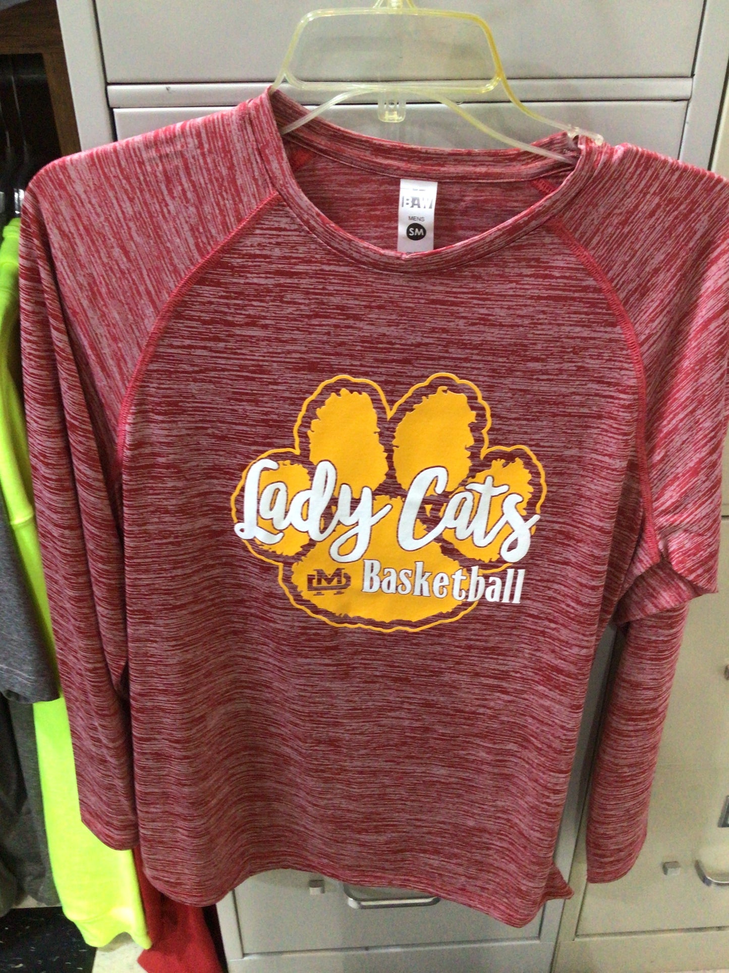 Mater Dei - Lady Cats Paw Print BAW L/S