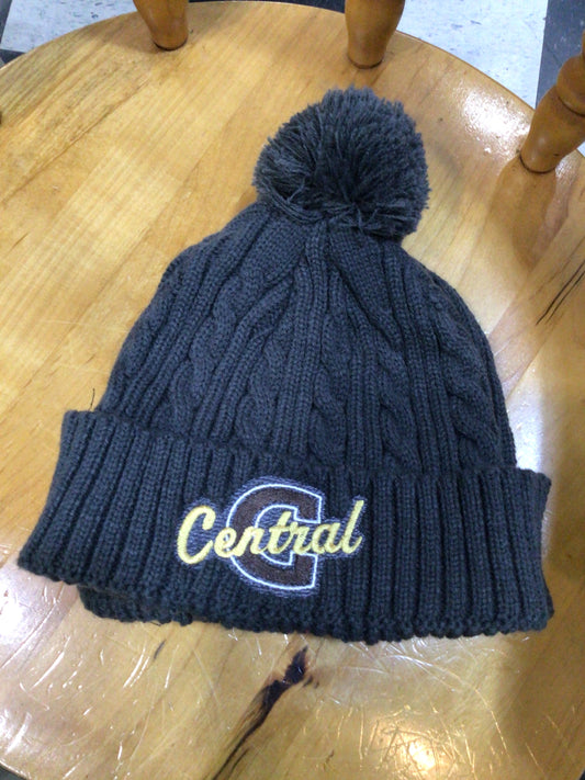 Central - Pacific Cable Knit Pom Pom Beanie