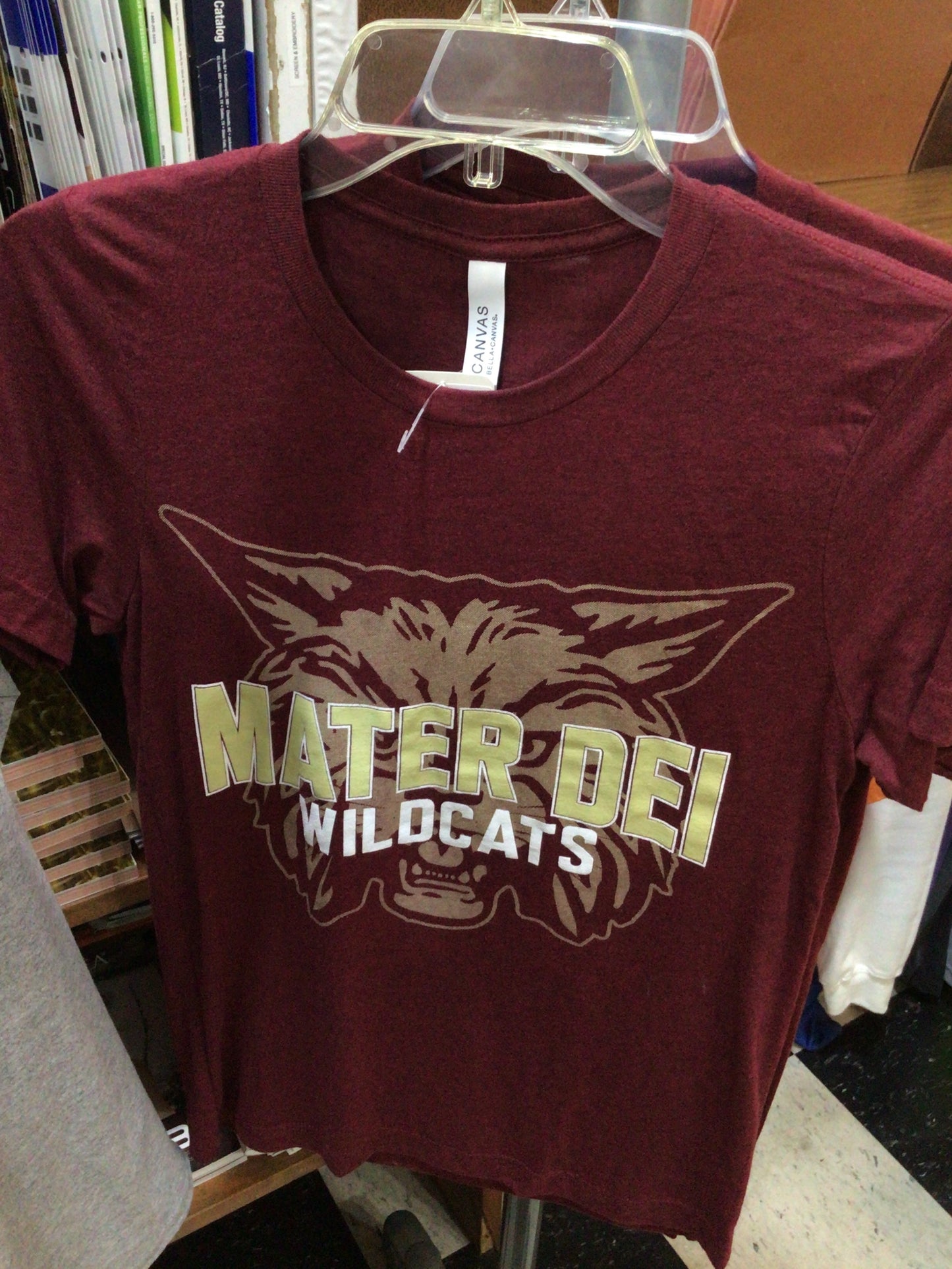 Mater Dei - Wildcat Head BC Triblend S/S Tee