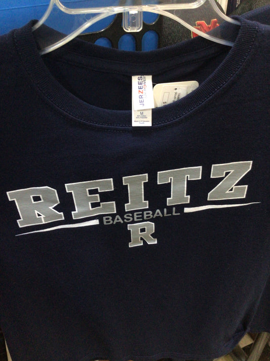 Reitz - Youth R Baseball Jerzees S/S Tee