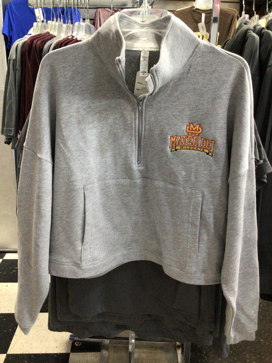 Mater Dei - Bella Canvas Arch 1/2 Zip